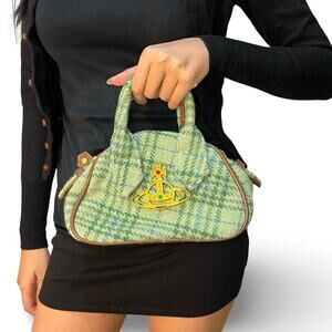 Vivienne Westwood Harris Tweed Yasmine 2-Way Bag